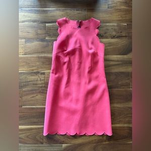 J. Crew pink scalloped sheath dress - size 00